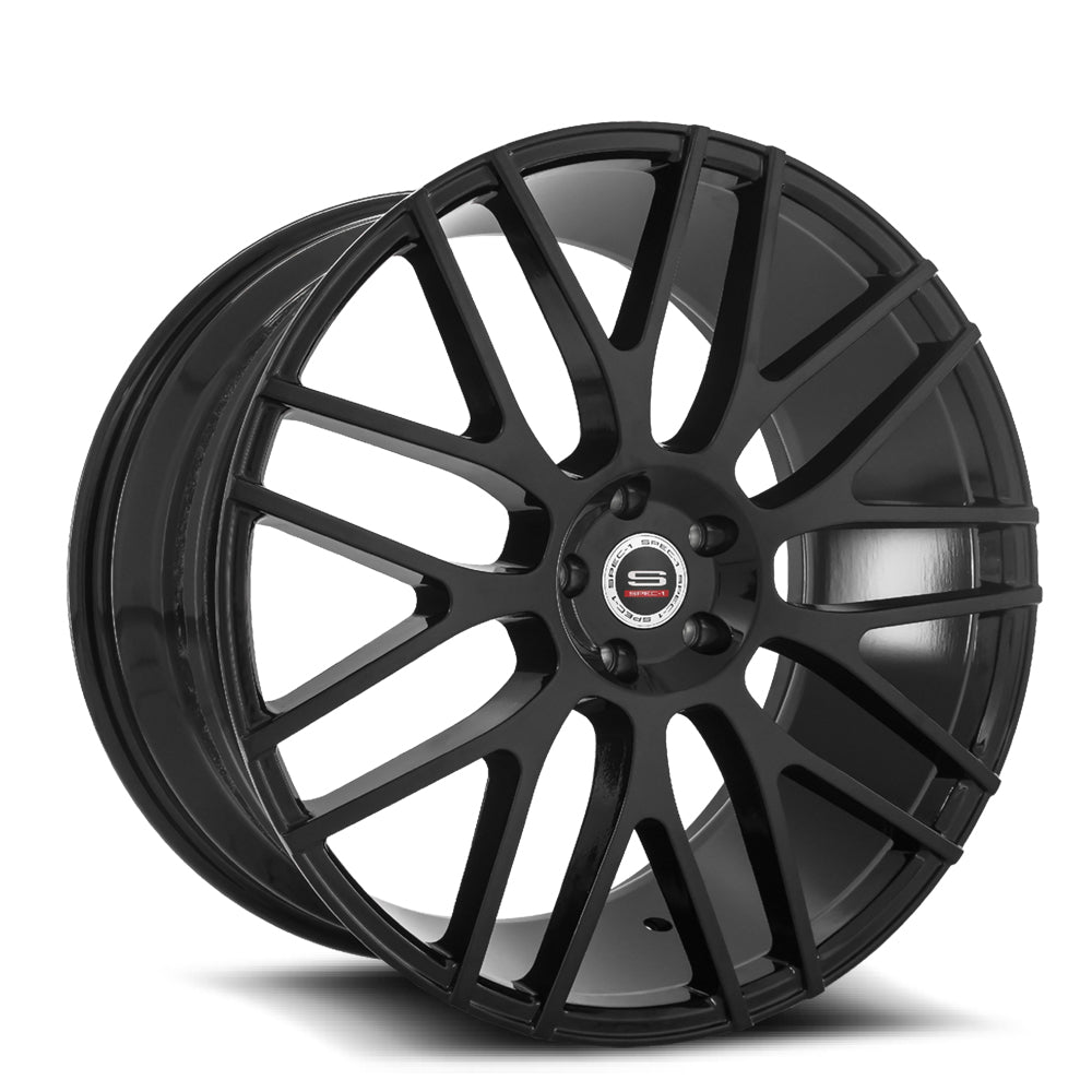 22x9 Spec-1 SPL-001 Gloss Black Wheel 5x112 (15mm)