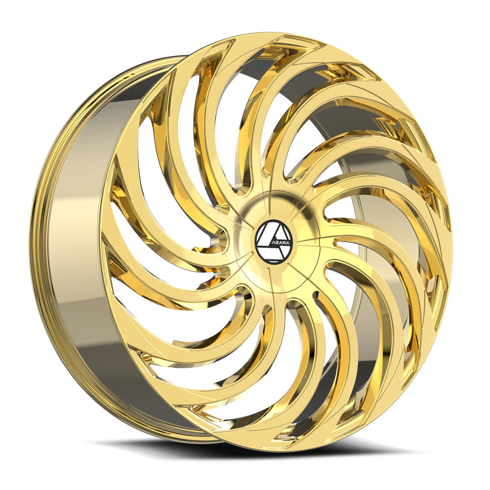 Azara AZA-534 22x8.5 5x112 5x114.3 +38 Cb 74.1 Nano Gold
