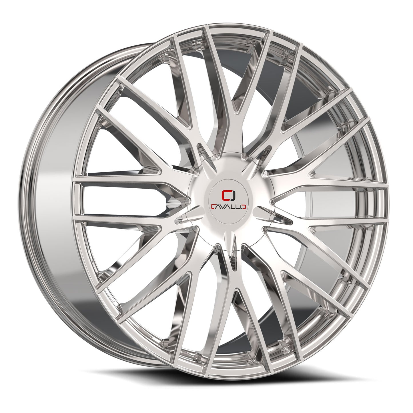 18x8 Cavallo CLV-45 Nano Chrome Wheel 5x112/5x4.5 (35mm)