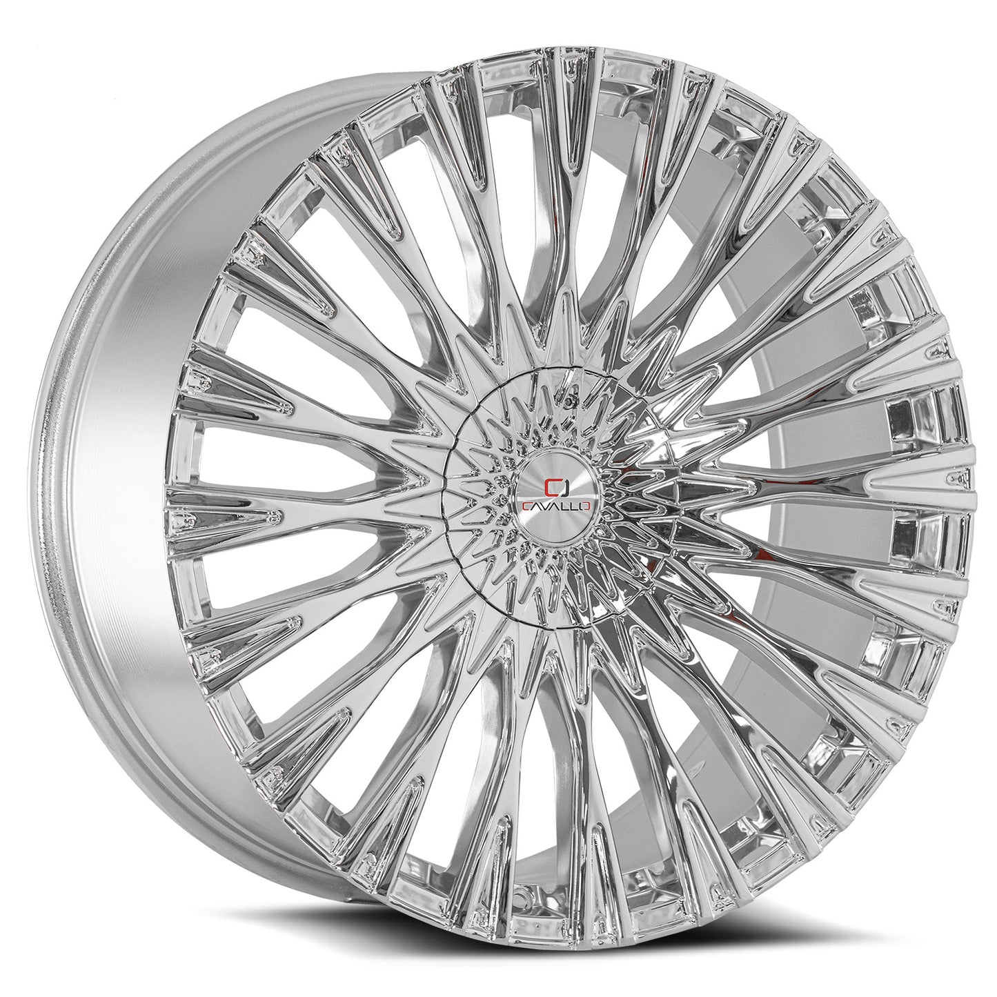 18x8 Cavallo CLV-40 Chrome Wheel 5x100/5x4.5 (35mm)