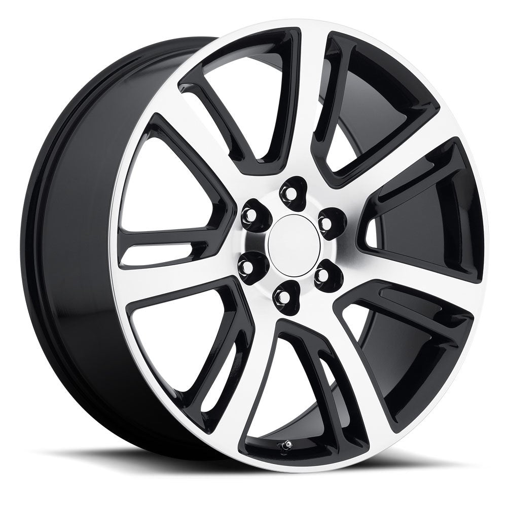 26x10 O.E. Revolution D-04 Gloss Black & Machined Wheel 6x5.5 (31mm)