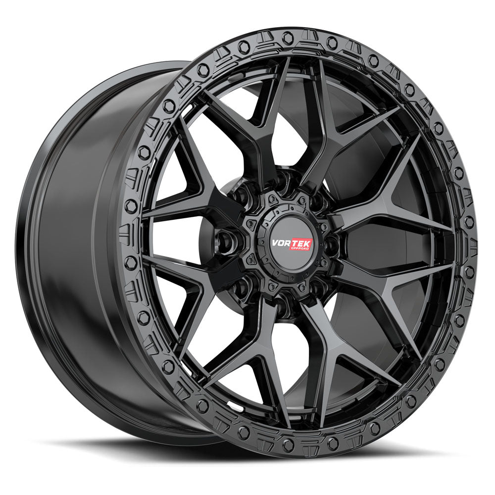 20x9.5 Vortek VRT-603 Satin Black Wheel 8x170 (-18mm)