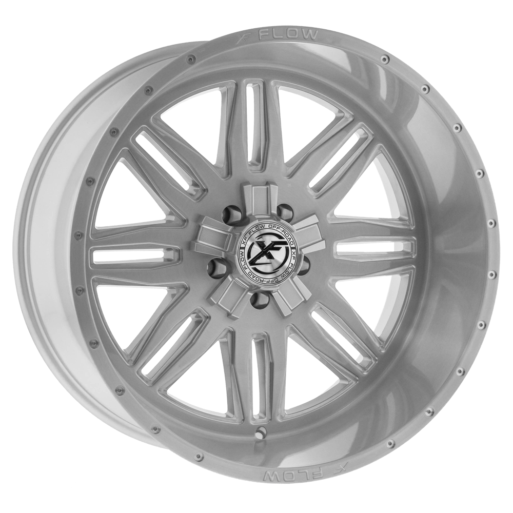 24x12 XFX Flow XFX-303 Brushed & Milled Wheel 5x5/5x5.5 (-44mm)