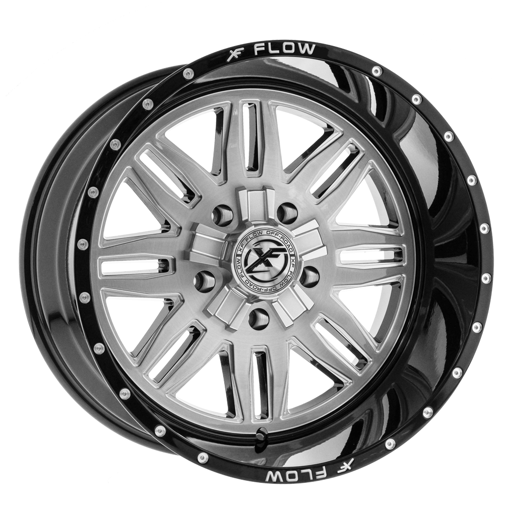 26x12 XFX Flow XFX-303 Brushed & Milled Wheel 5x5/5x5.5 (-44mm)
