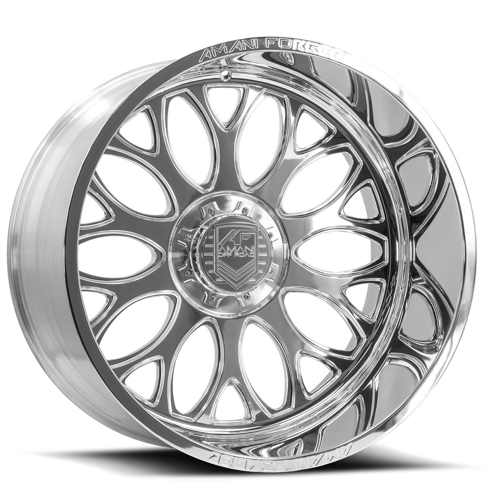 26x14 Amani Tango Polished Wheel Blank (-76mm)