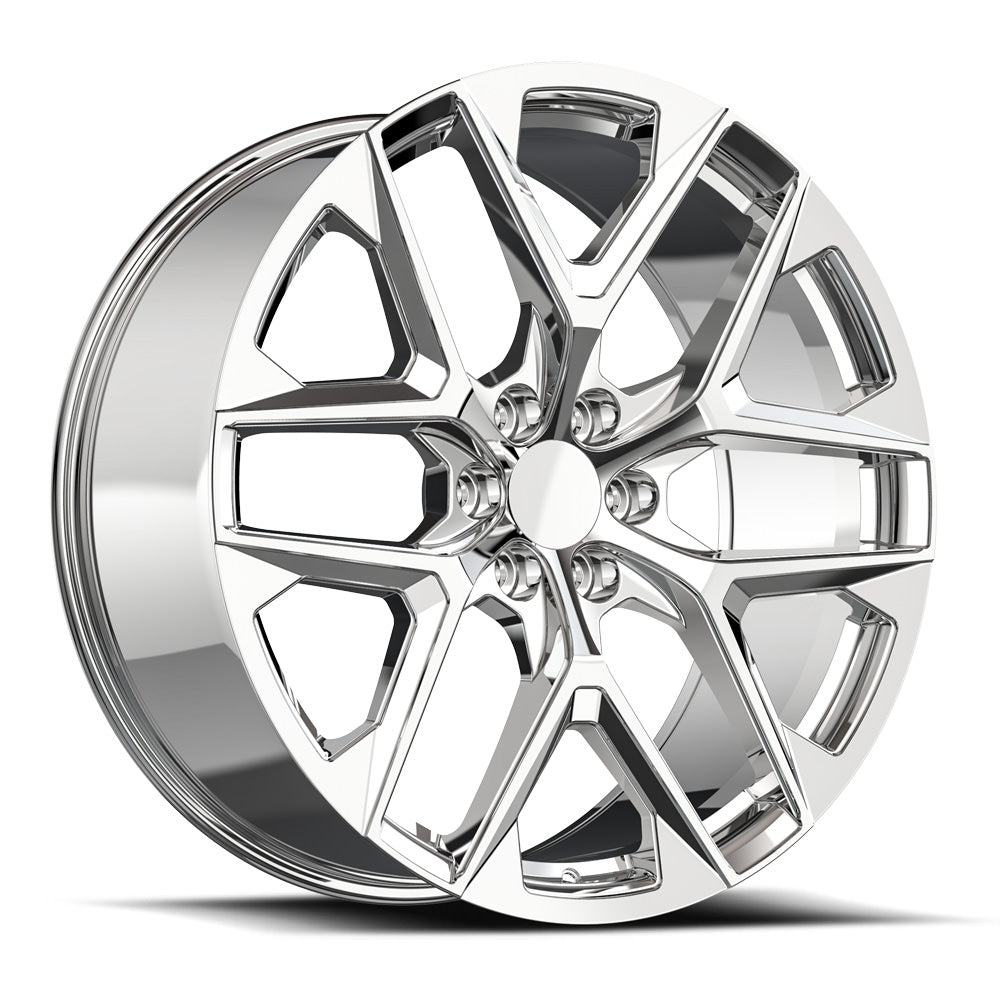 24x10 O.E. Revolution C-39 Nano Chrome Wheel 6x5.5 (31mm)