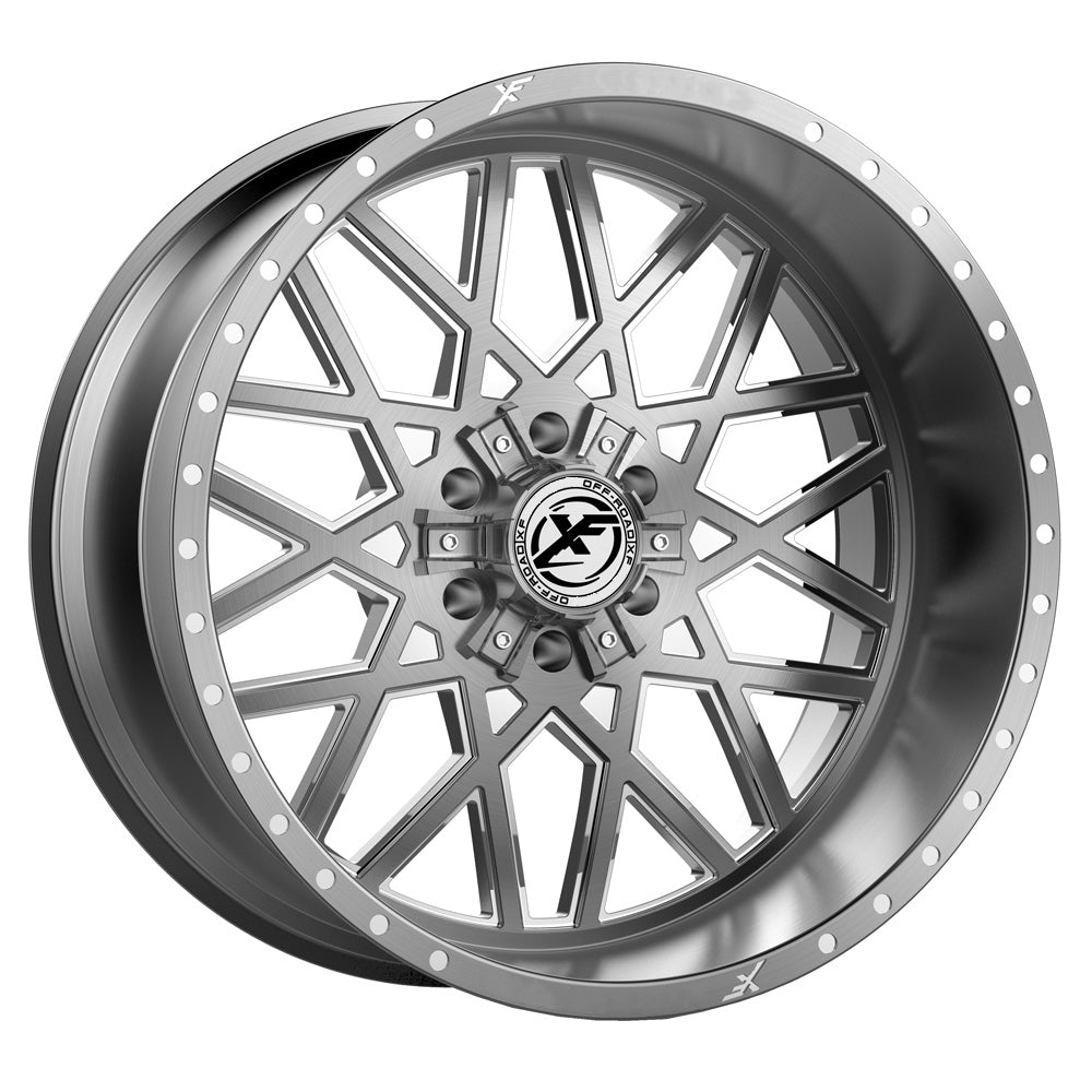 22x12 XFX Flow XFX-307 Brushed & Milled Wheel 5x5/5x5.5 (-44mm)