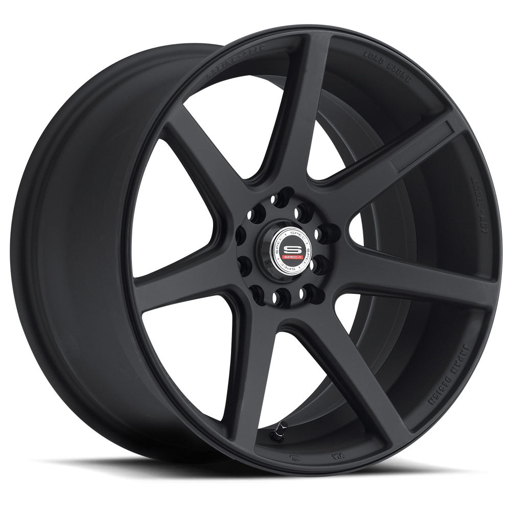 17x9 Spec-1 SPT-6 Matte Black Wheel 5x100/5x4.5 (25mm)