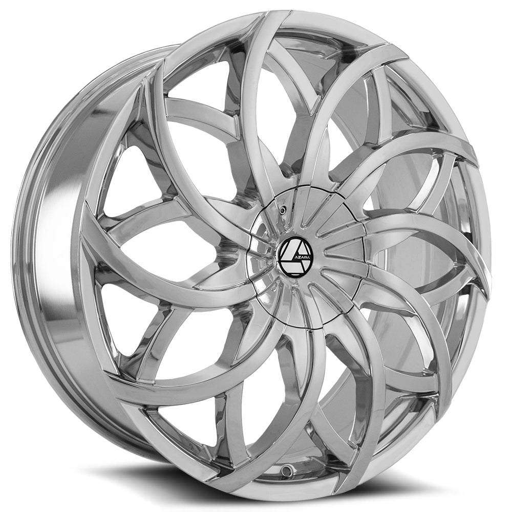24x9 Azara AZA-504 Chrome Wheel 5x115/5x120 (32mm)