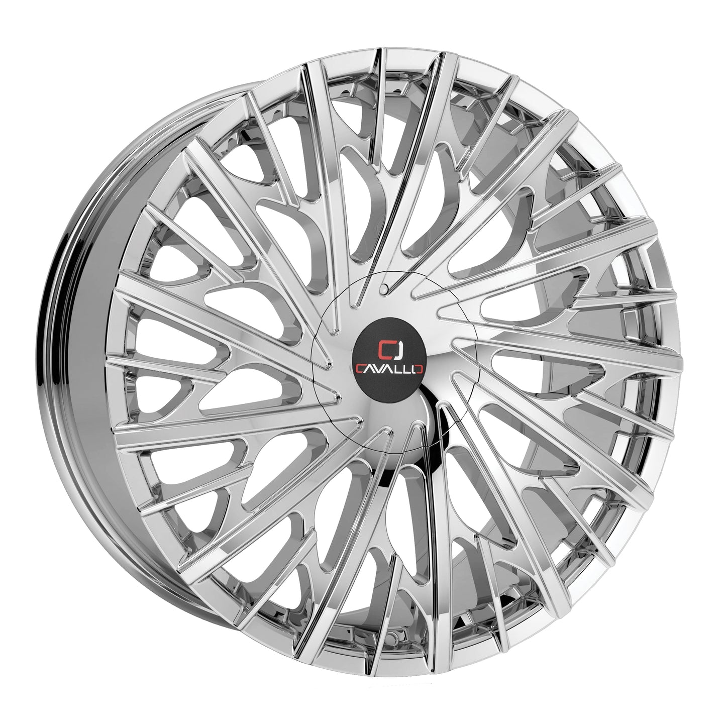 26x9.5 Cavallo CLV-30 Chrome Wheel 6x135/6x5.5 (25mm)
