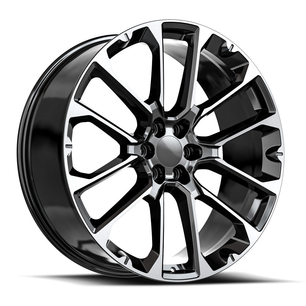 OE. Revolution G-40 24X10 6X139.7 +31 Cb 78.1 Gloss Black & Machined