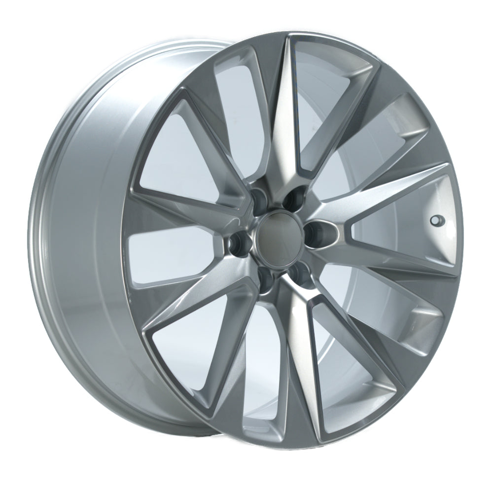 26x10 O.E. Revolution D-35 Silver Machined Wheel 6x5.5 (31mm)