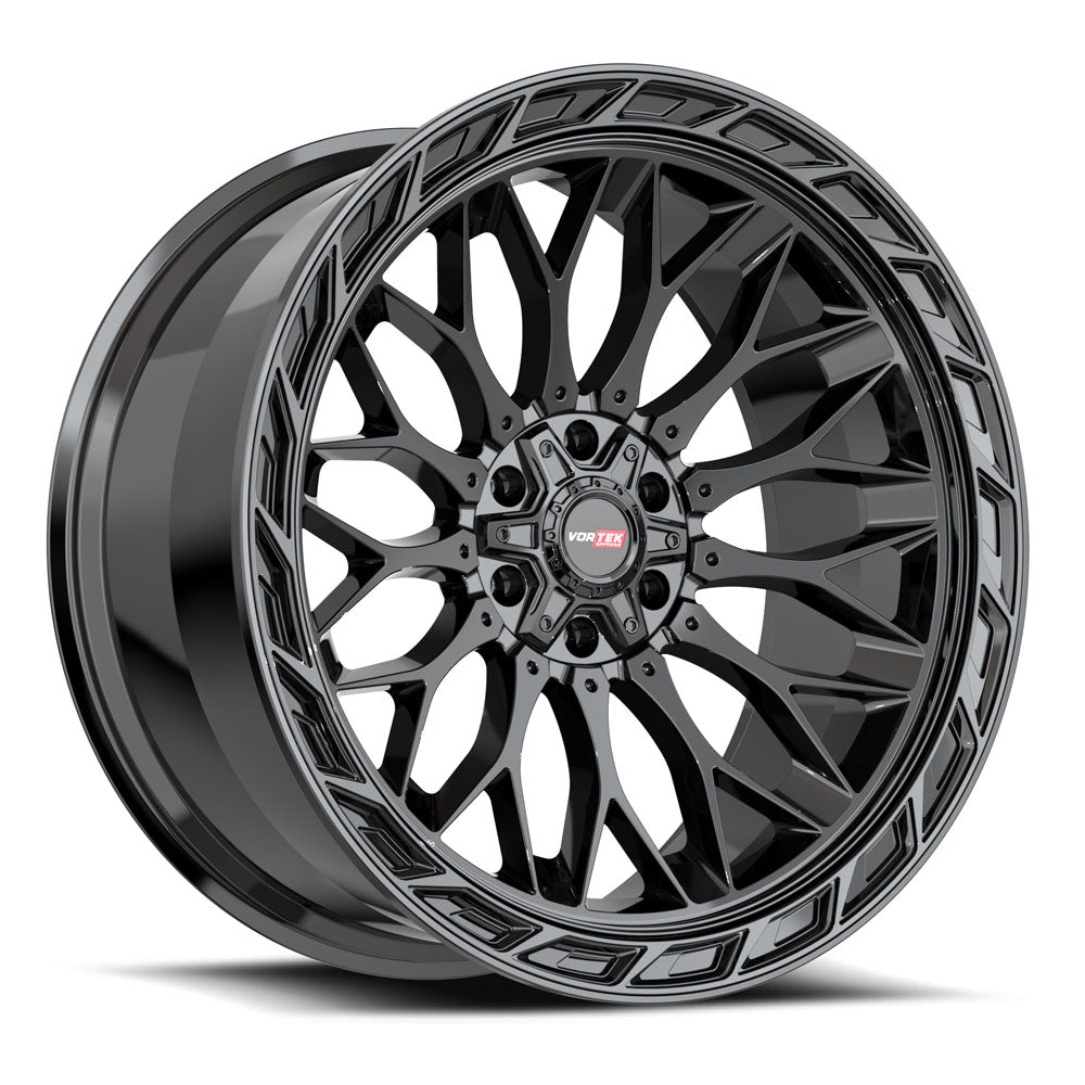 22x10 Vortek VRP-503 Gloss Black Wheel 5x5/5x5.5 (-18mm)