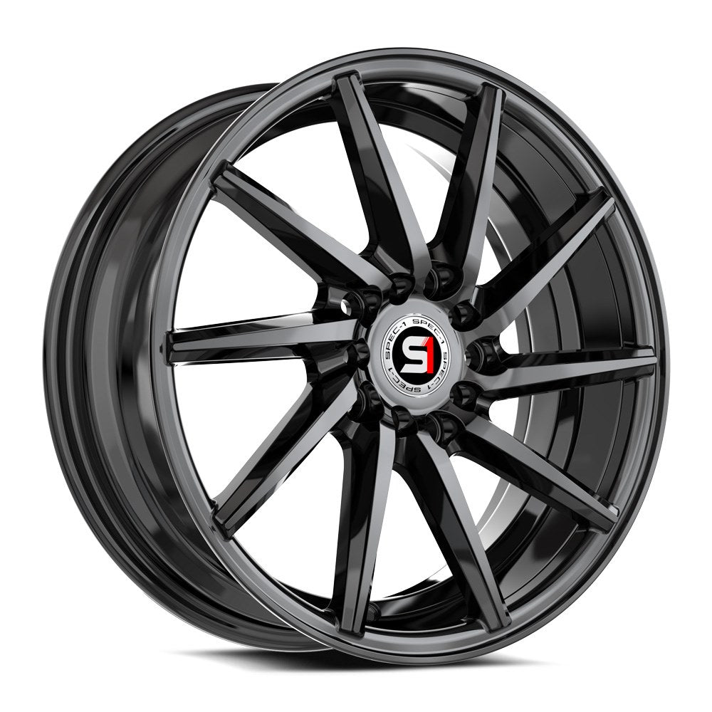 16x6 Spec-1 SP-74 Gloss Black Wheel 5x100/5x4.5 (35mm)