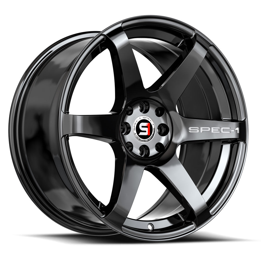 18x9 Spec-1 SPT-32 Gloss Black Wheel 4x100/4x4.5 (38mm)