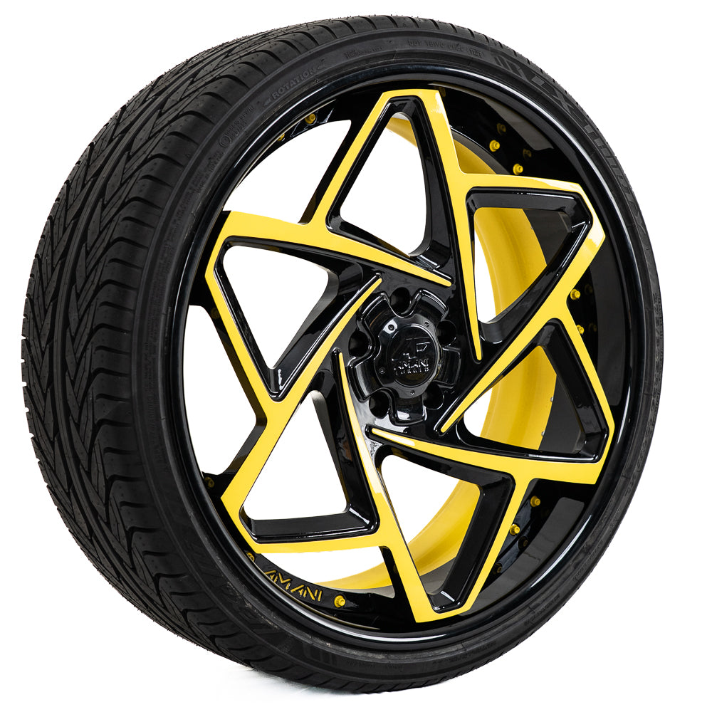 20x10 O.E. Revolution DG-05 Gloss Black Wheel 5x115 (18mm)