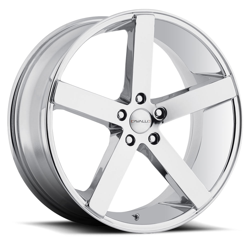 22x9 Cavallo CLV-5 Nano Chrome Wheel 5x120 (35mm)