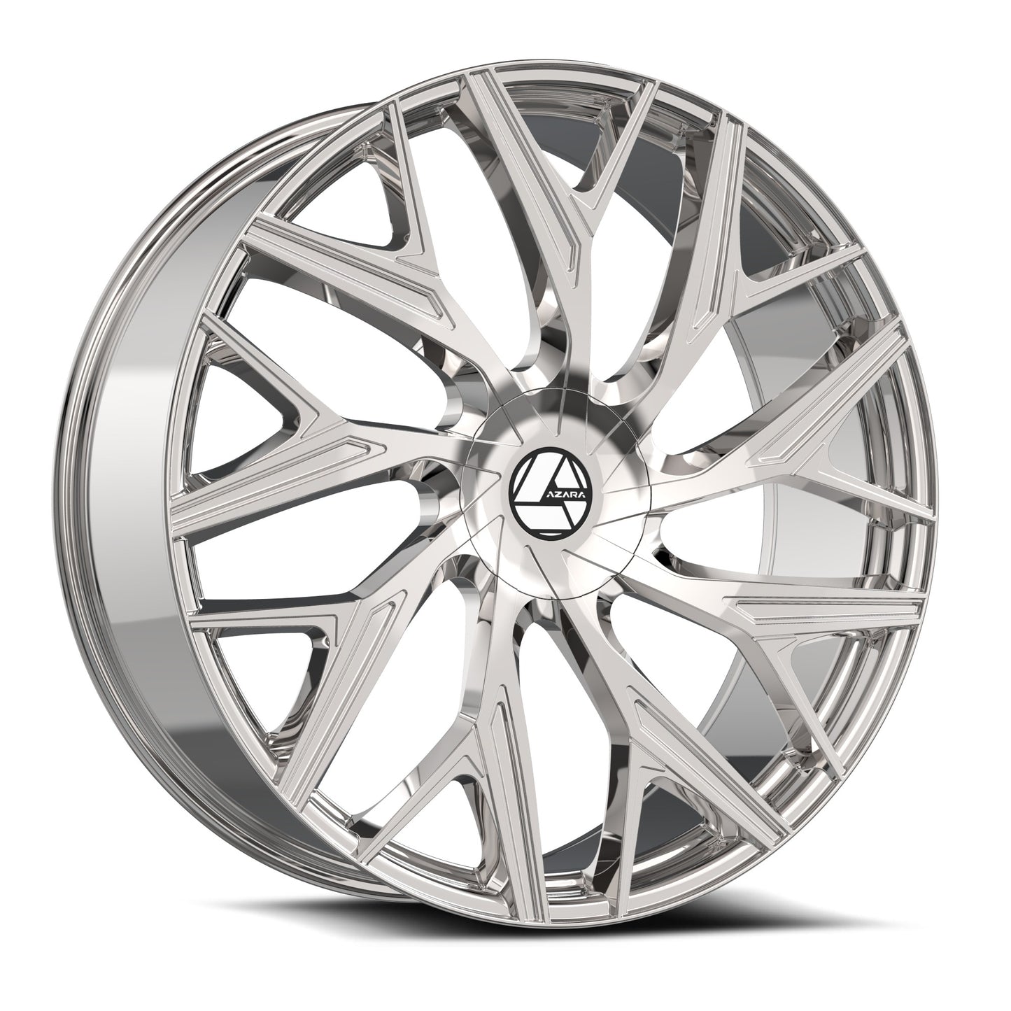 Azara AZA-527 20x8.5 5x108 5x114.3 +35 Cb 74.1 Nano Chrome