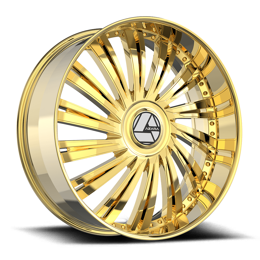 Azara AZX-102 22x9.5 5x Blank +15 Cb 78.1 Nano Gold