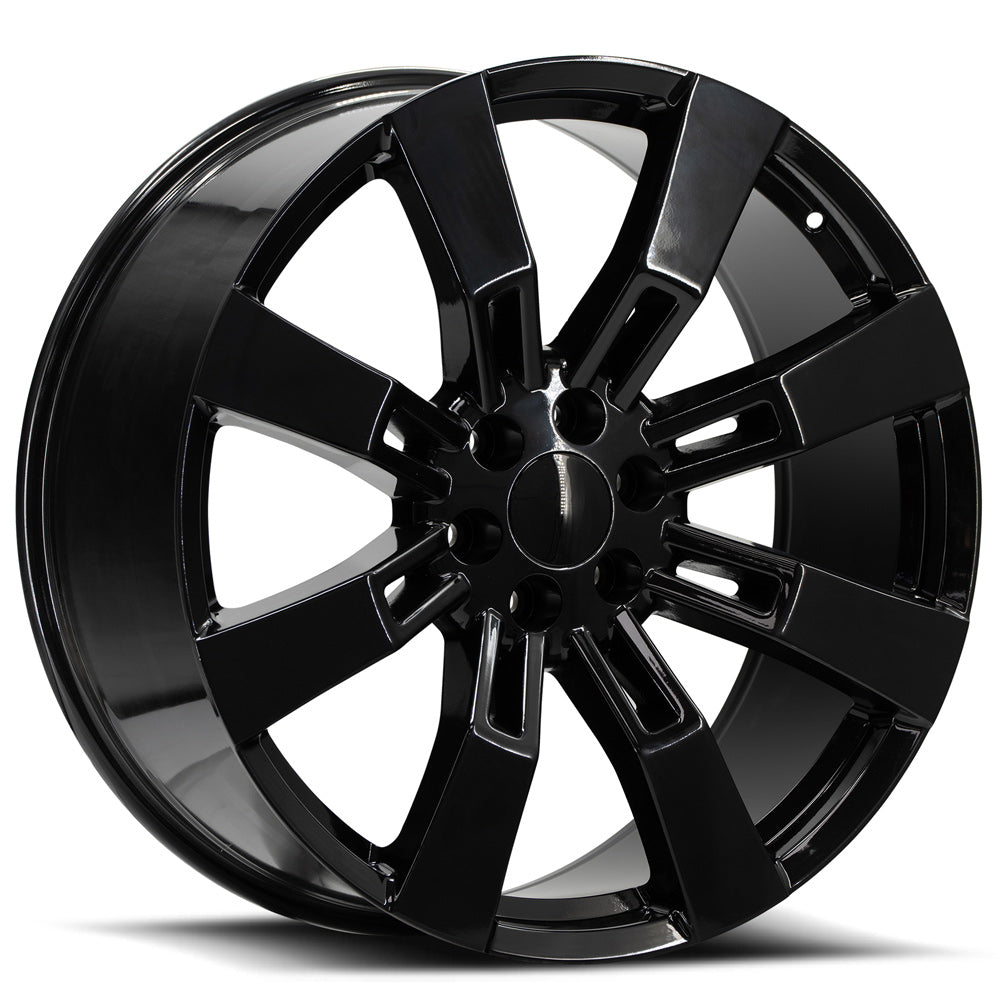 24x10 O.E. Revolution G-02 Gloss Black Wheel 6x5.5 (31mm)
