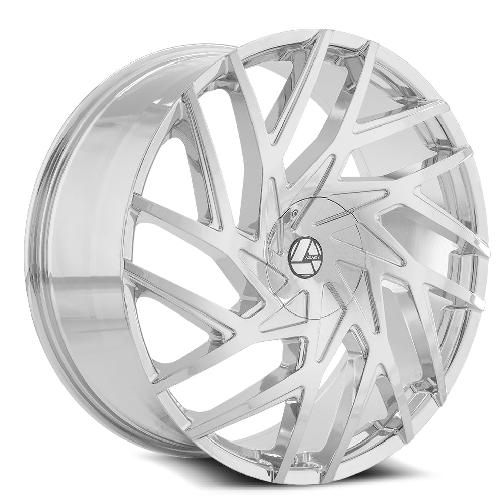 24x9 Azara AZA-518 Chrome Wheel 6x135/6x5.5 (25mm)