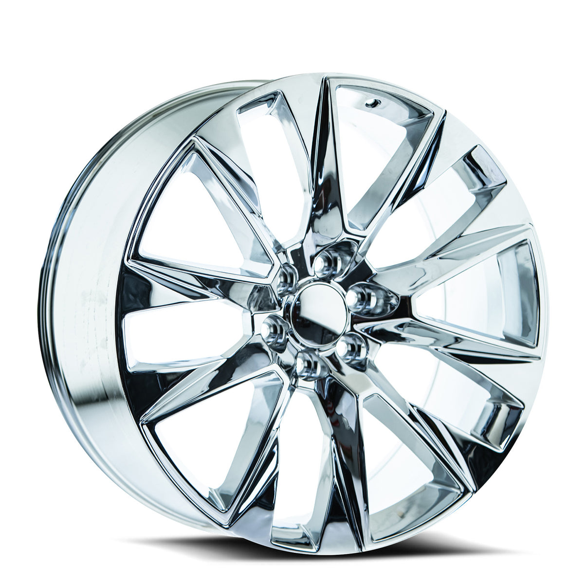 24x10 O.E. Revolution D-35 Chrome Wheel 6x5.5 (31mm)