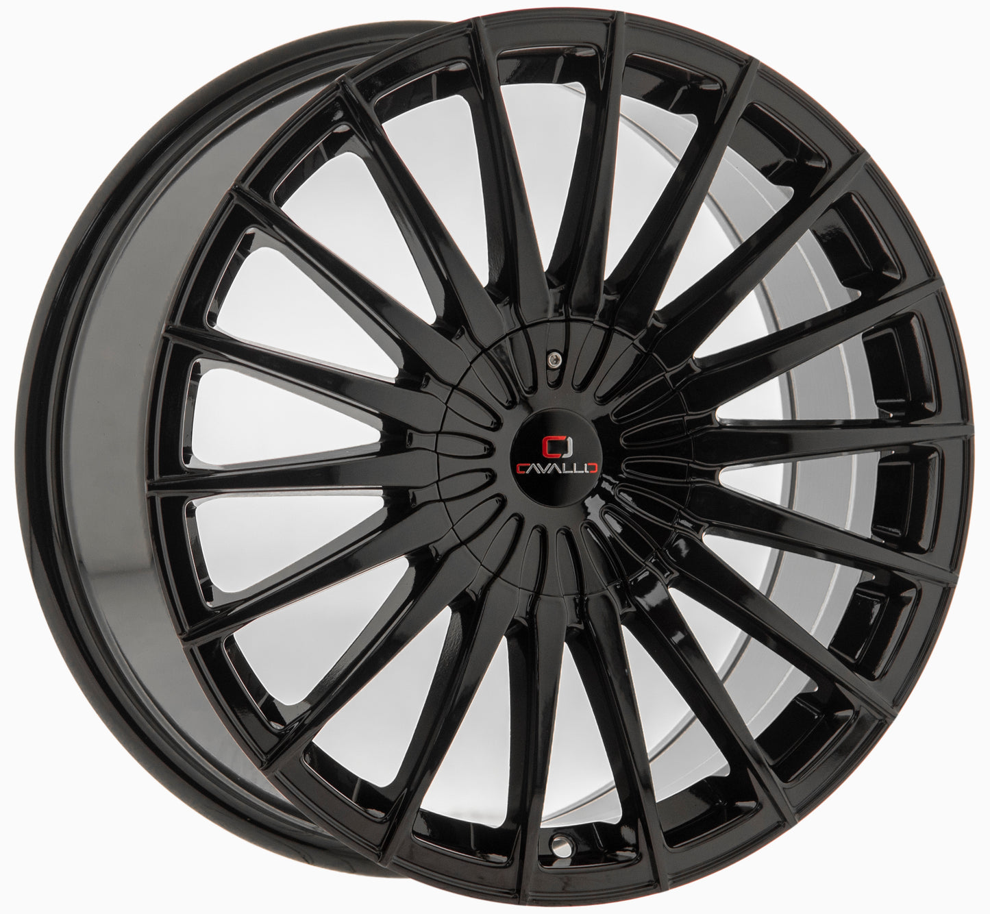 18x8 Cavallo CLV-34 Gloss Black Wheel 5x108/5x4.5 (35mm)
