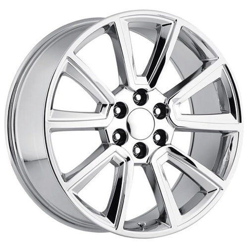 26x10 O.E. Revolution C-08 Chrome W/ Chrome Insert Wheel 6x5.5 (31mm)