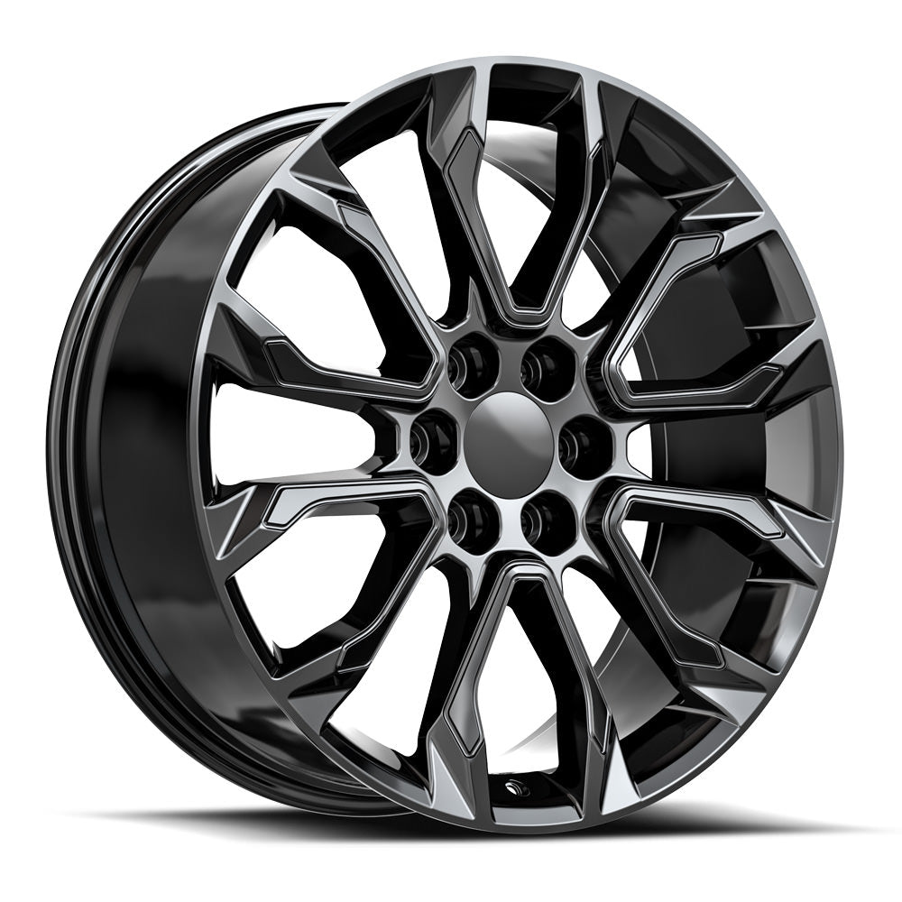 22x9 O.E. Revolution G-38 Gloss Black Wheel 6x5.5 (31mm)