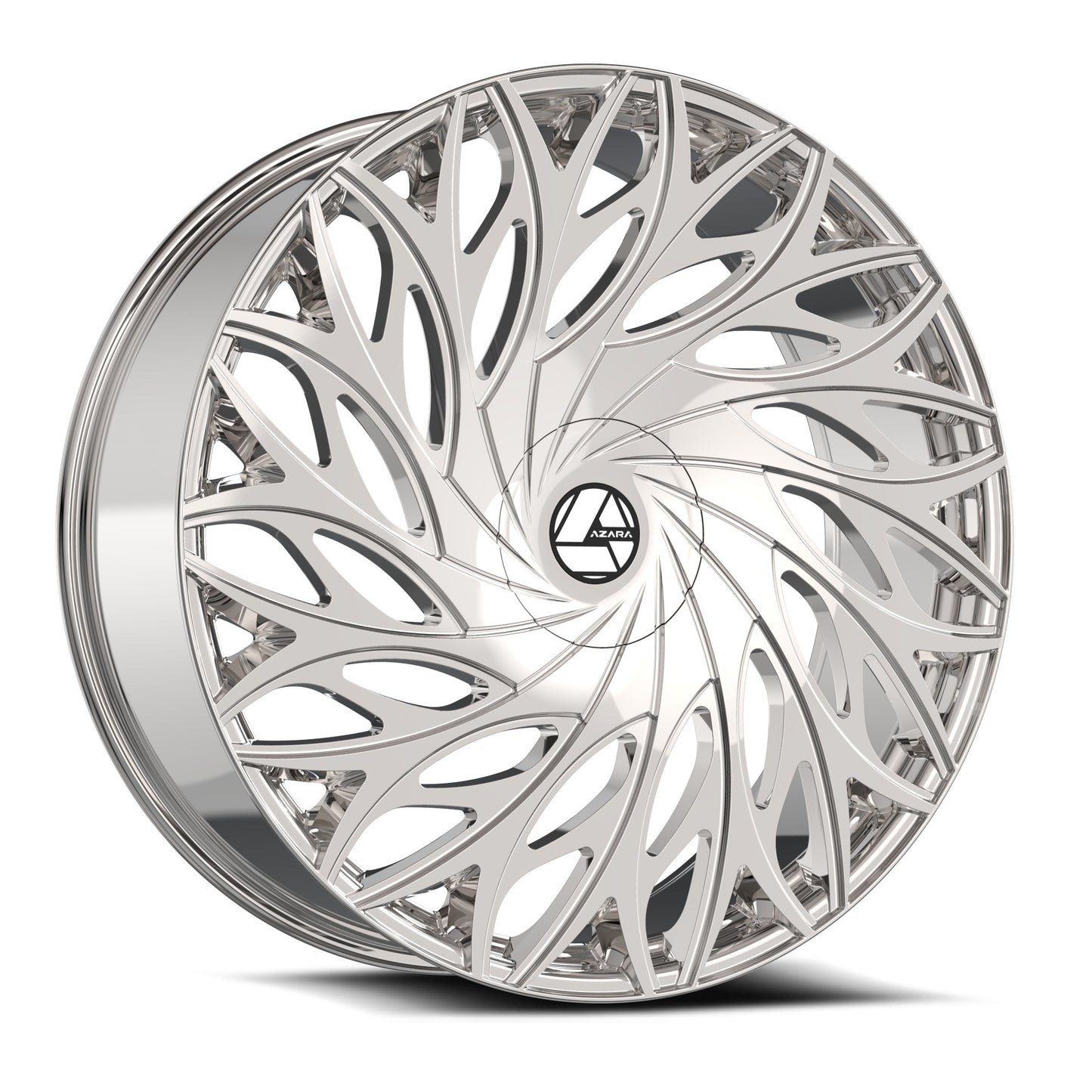 22x8.5 Azara AZA-525 Nano Chrome Wheel 5x112/5x4.5 (38mm)