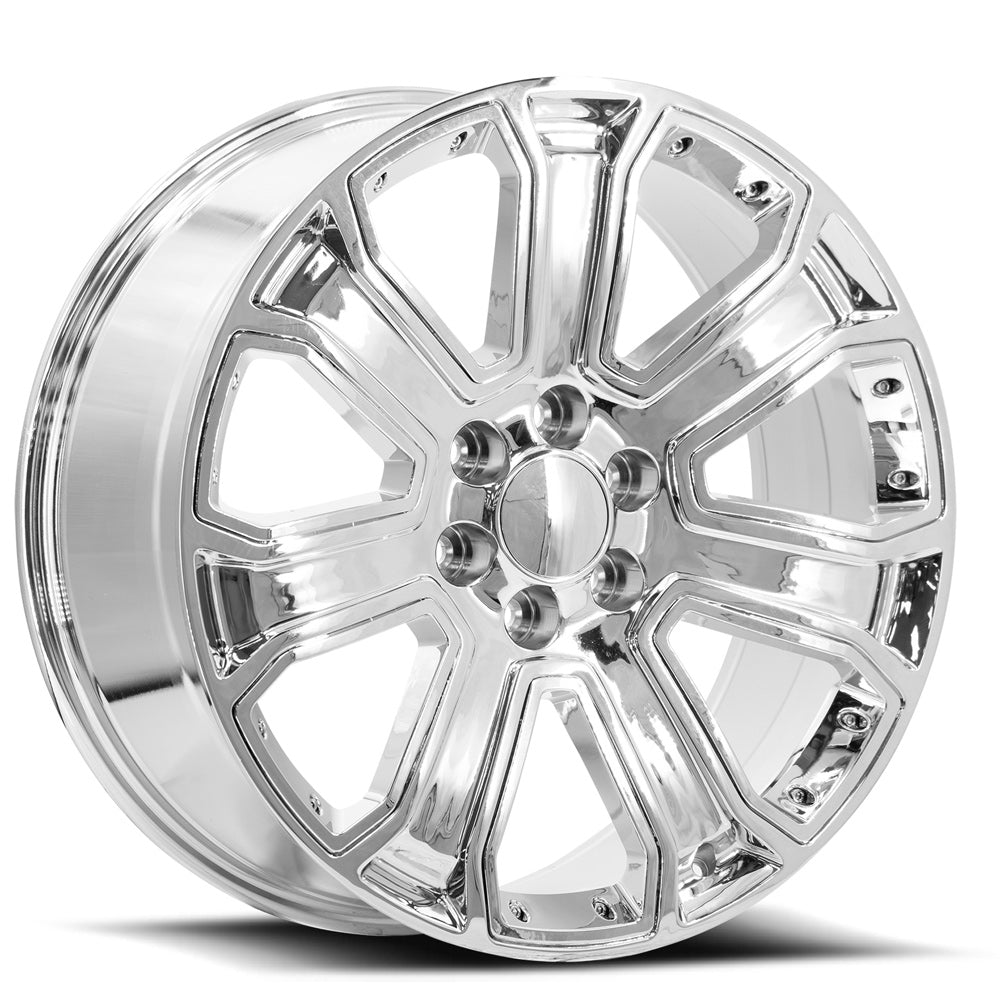 24x10 O.E. Revolution G-06 Chrome Wheel 6x5.5 (31mm)