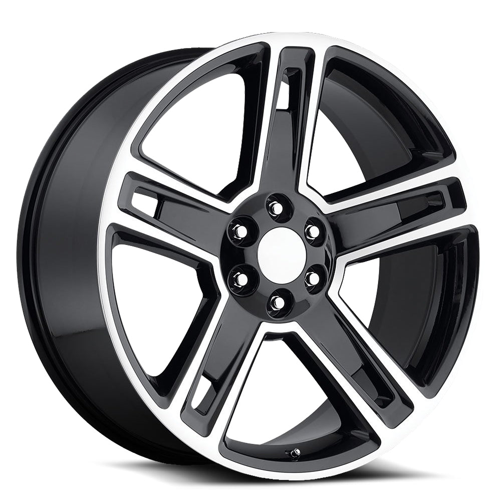 20x9 O.E. Revolution G-07 Gloss Black & Machined Wheel 6x5.5 (31mm)