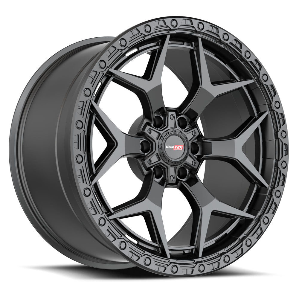 18x9 Vortek VRT-603 Matte Black Wheel 6x135/6x5.5 (0mm)