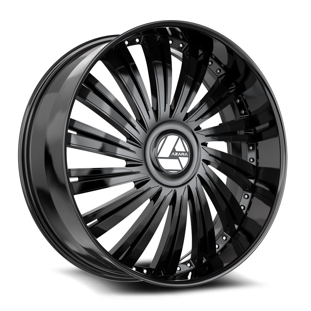 26x9.5 Azara AZX-102 Gloss Black Wheel 6 Lug Blank (15mm)