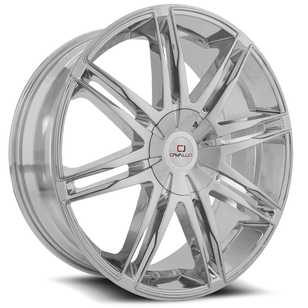 24x9 Cavallo CLV-18 Chrome Wheel 6x135/6x5.5 (25mm)