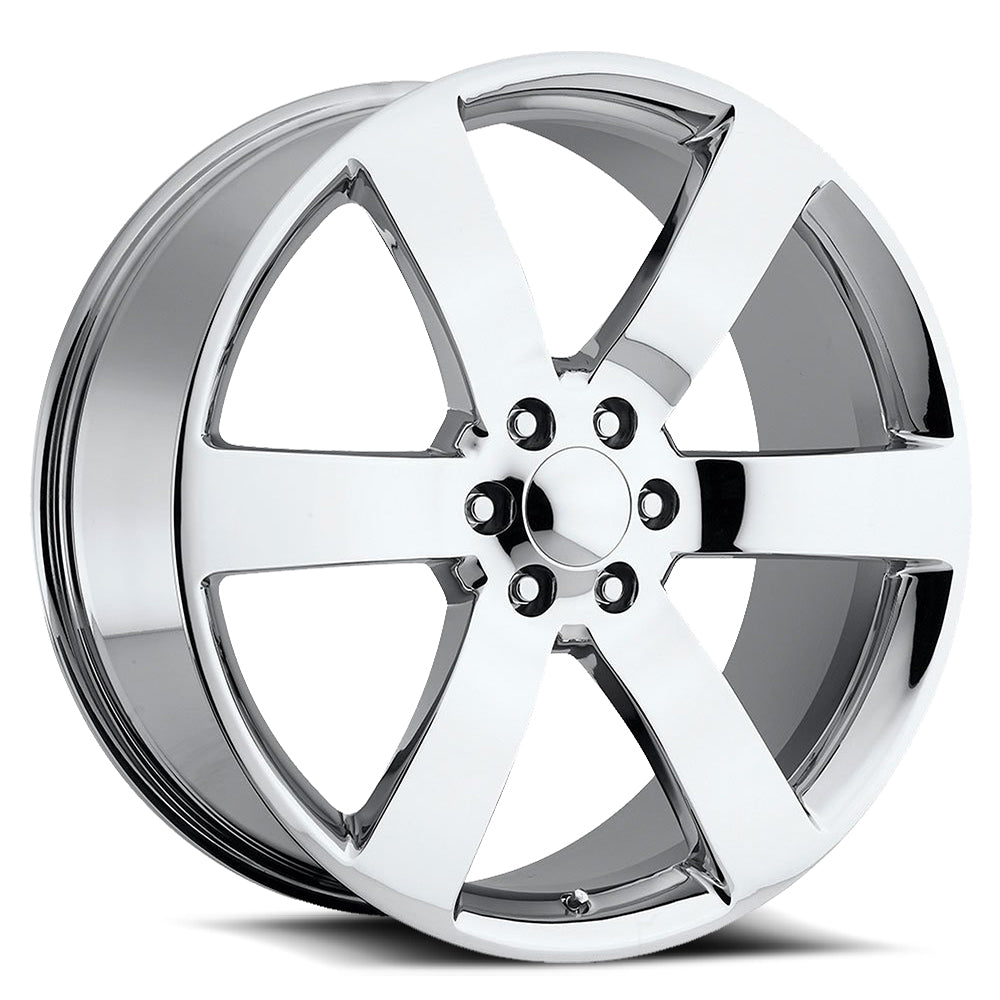 24x10 O.E. Revolution 165 Chrome Wheel 6x5 (30mm)