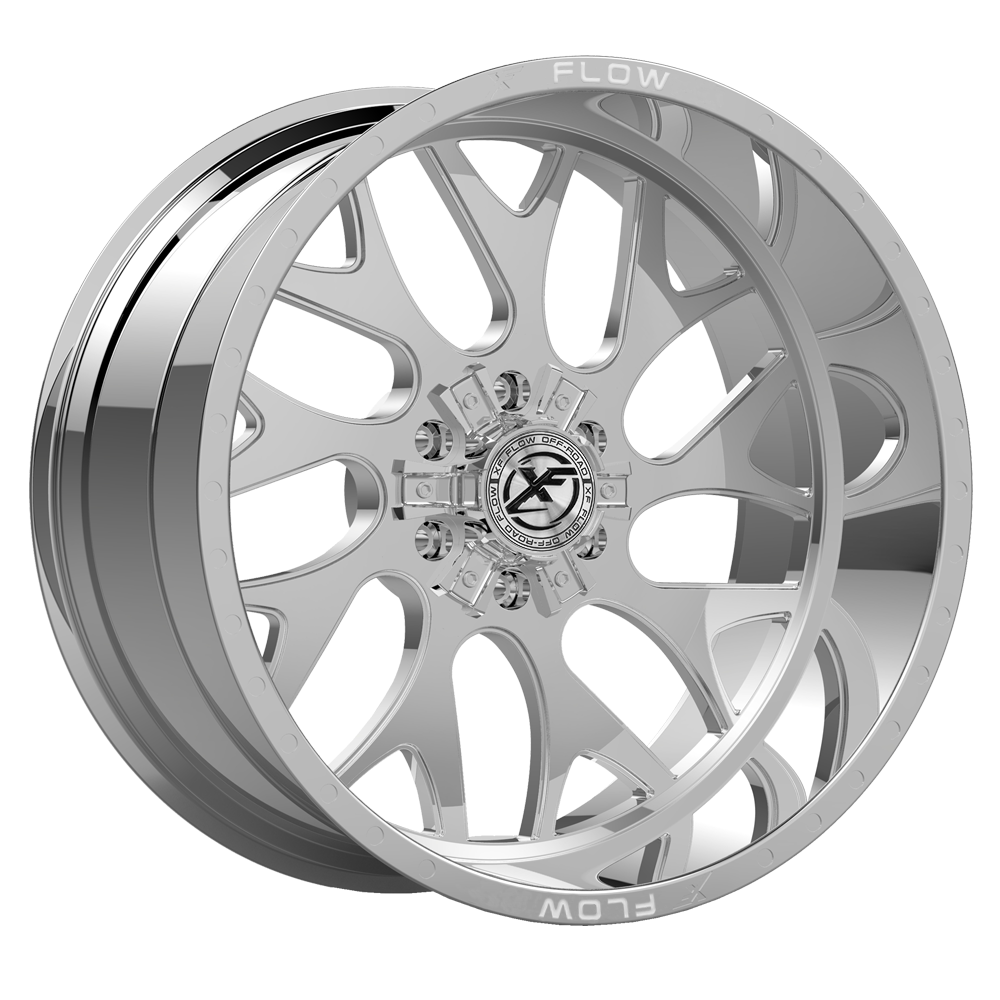 18x10 XFX Flow XFX-301 Chrome Wheel 6x135/6x5.5 (-12mm)