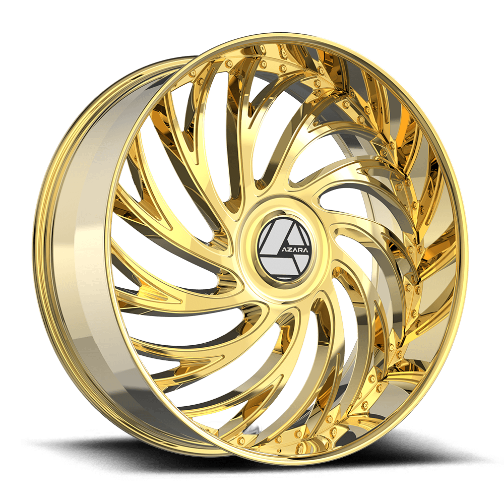 Azara AZX-101 22x9.5 5x Blank +15 Cb 78.1 Nano Gold