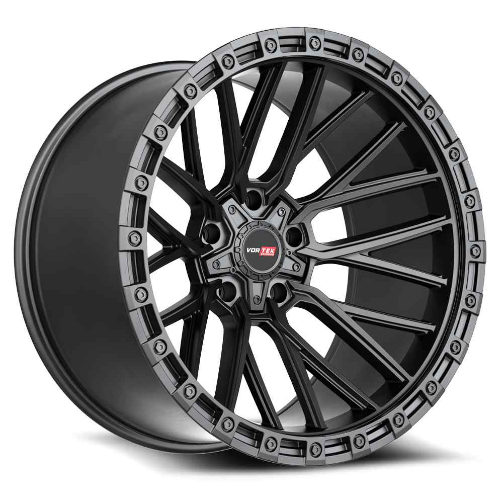 18x9 Vortek VRT-608 Matte Black Wheel 5x5/5x5.5 (-12mm)
