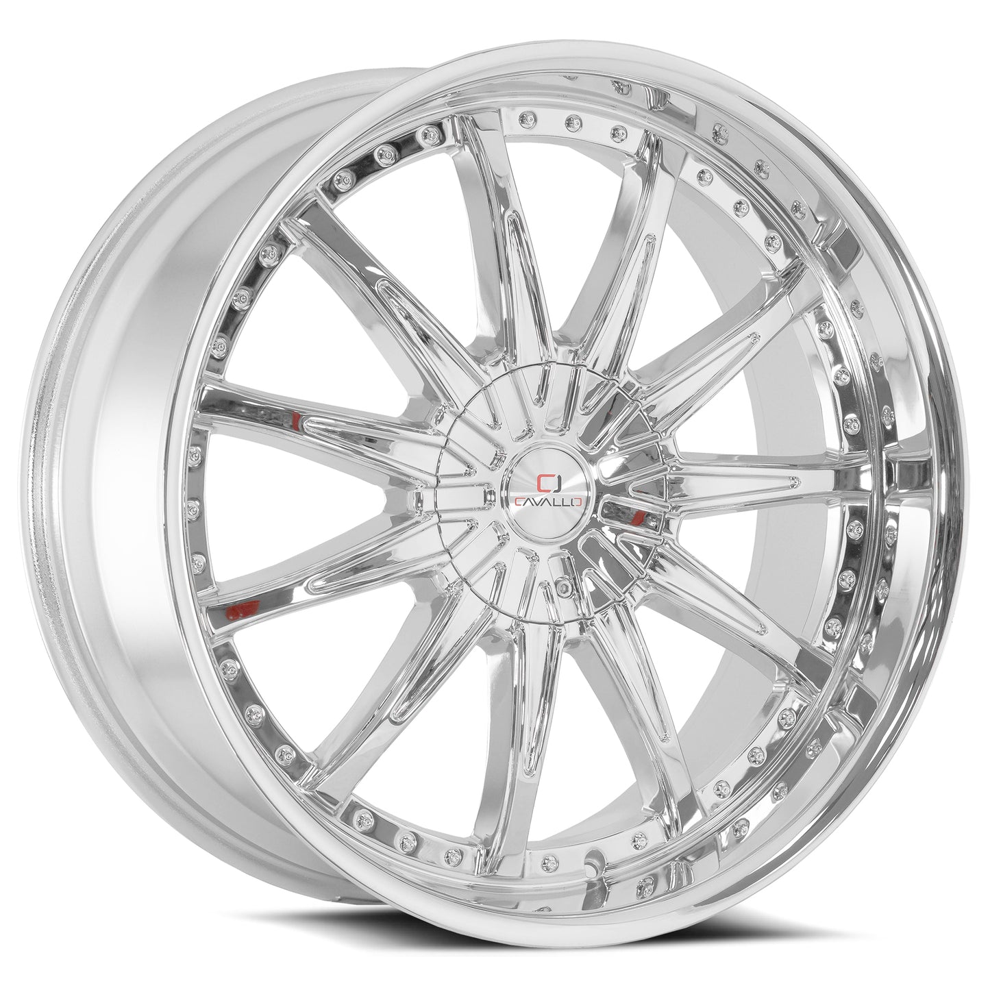 18x8 Cavallo CLV-35 Chrome Wheel 5x112/5x4.5 (35mm)