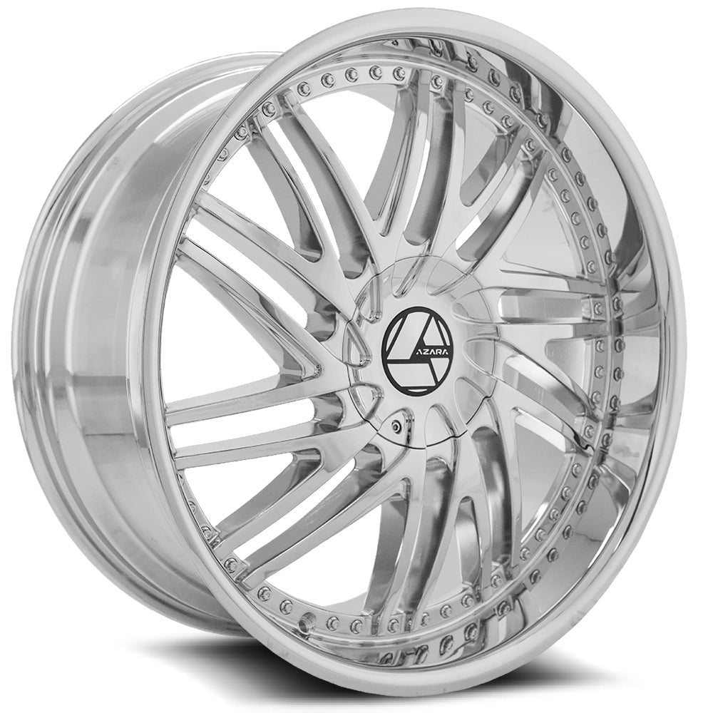 22x8.5 Azara AZA-509 Chrome Wheel 5x112/5x4.5 (38mm)