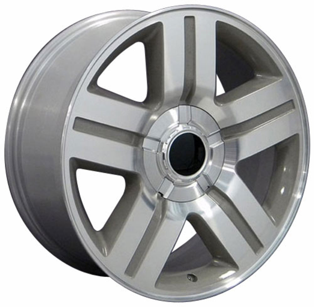 22x9 O.E. Revolution C-03 Silver Machined Wheel 6x5.5 (31mm)