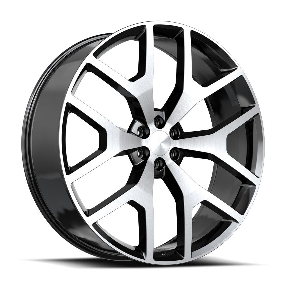 OE. Revolution G-04 30x10 6X139.7 +31 Cb 78.1 Gloss Black & Machined