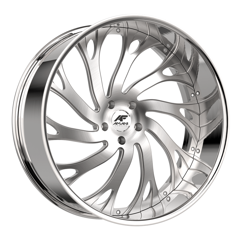 Amani Forged Atlantic 28x9 5x127 +1 Cb 78.1 Brush Center Chrome Lip Standard Cap Flat Lip 3"  Amani Forged Atlantic 28x10 5x127 +5 Cb 78.1 Brush Center Chrome Lip Standard Cap Flat Lip 5"