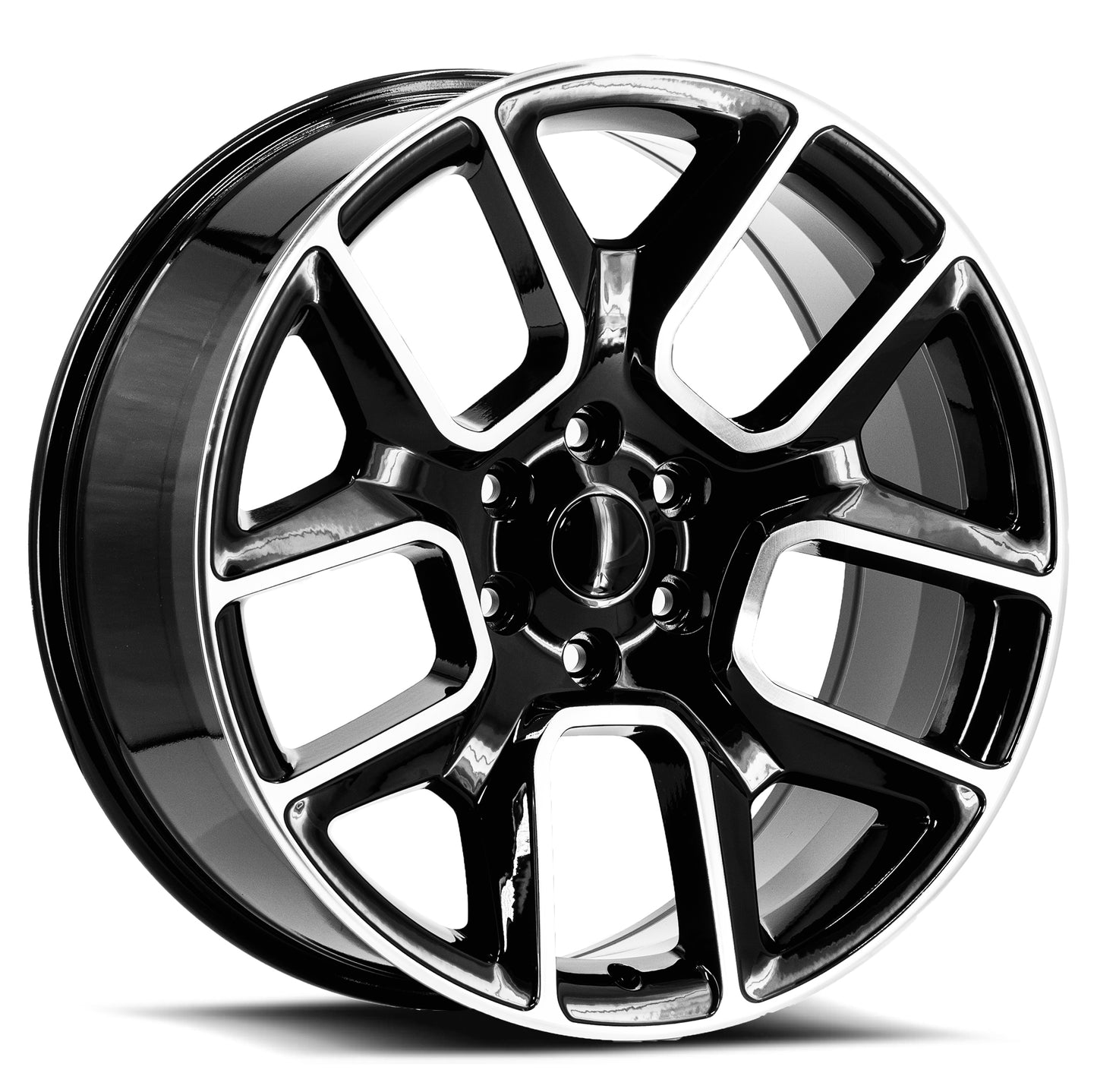 22x9 O.E. Revolution C-16 Gloss Black & Machined Wheel 6x5.5 (24mm)