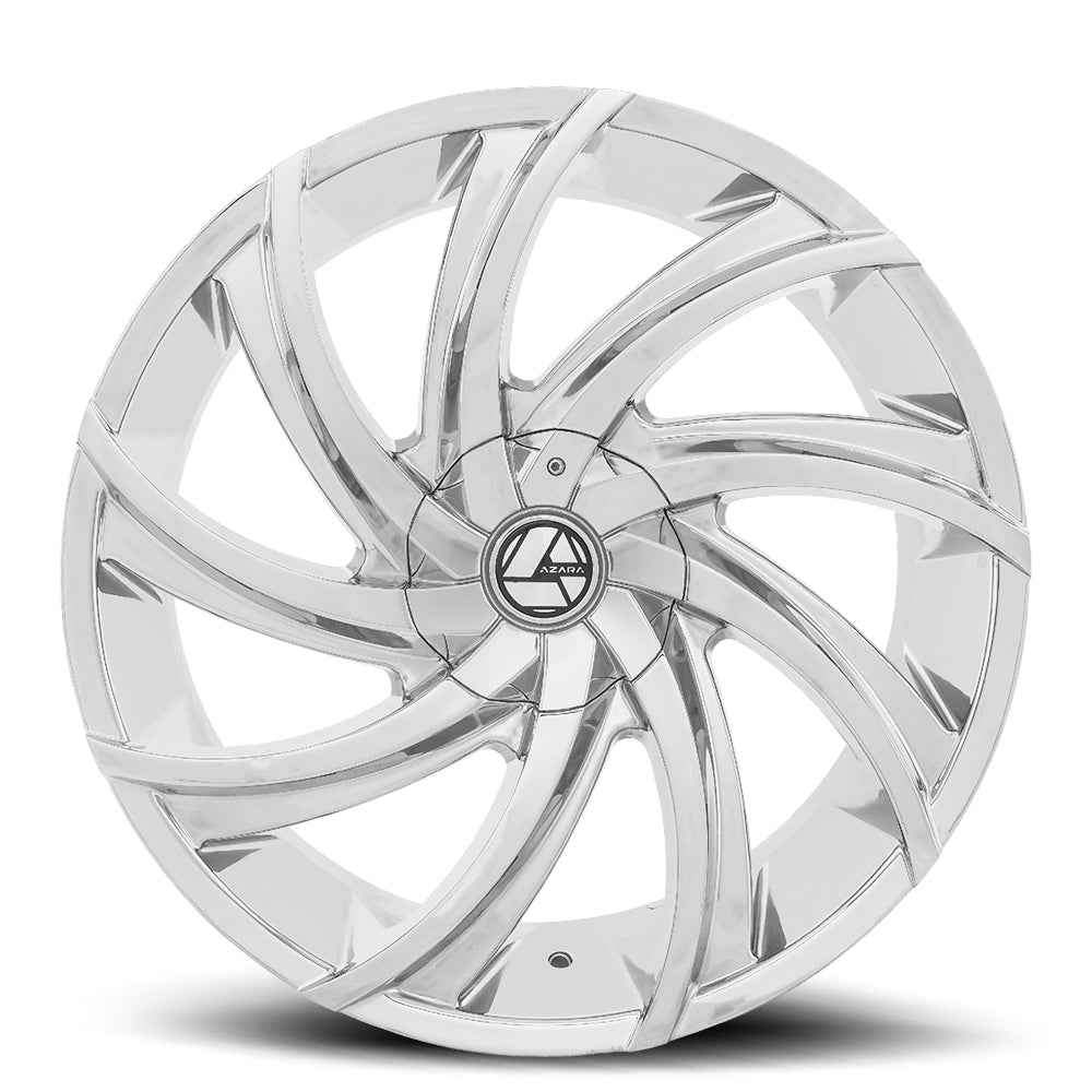 22x8.5 Azara AZA-503 Nano Chrome Wheel 5x112/5x4.5 (38mm)