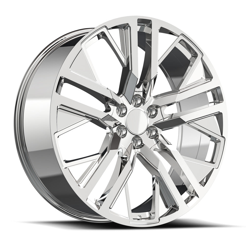 24x10 O.E. Revolution D-36 Nano Chrome Wheel 6x5.5 (31mm)