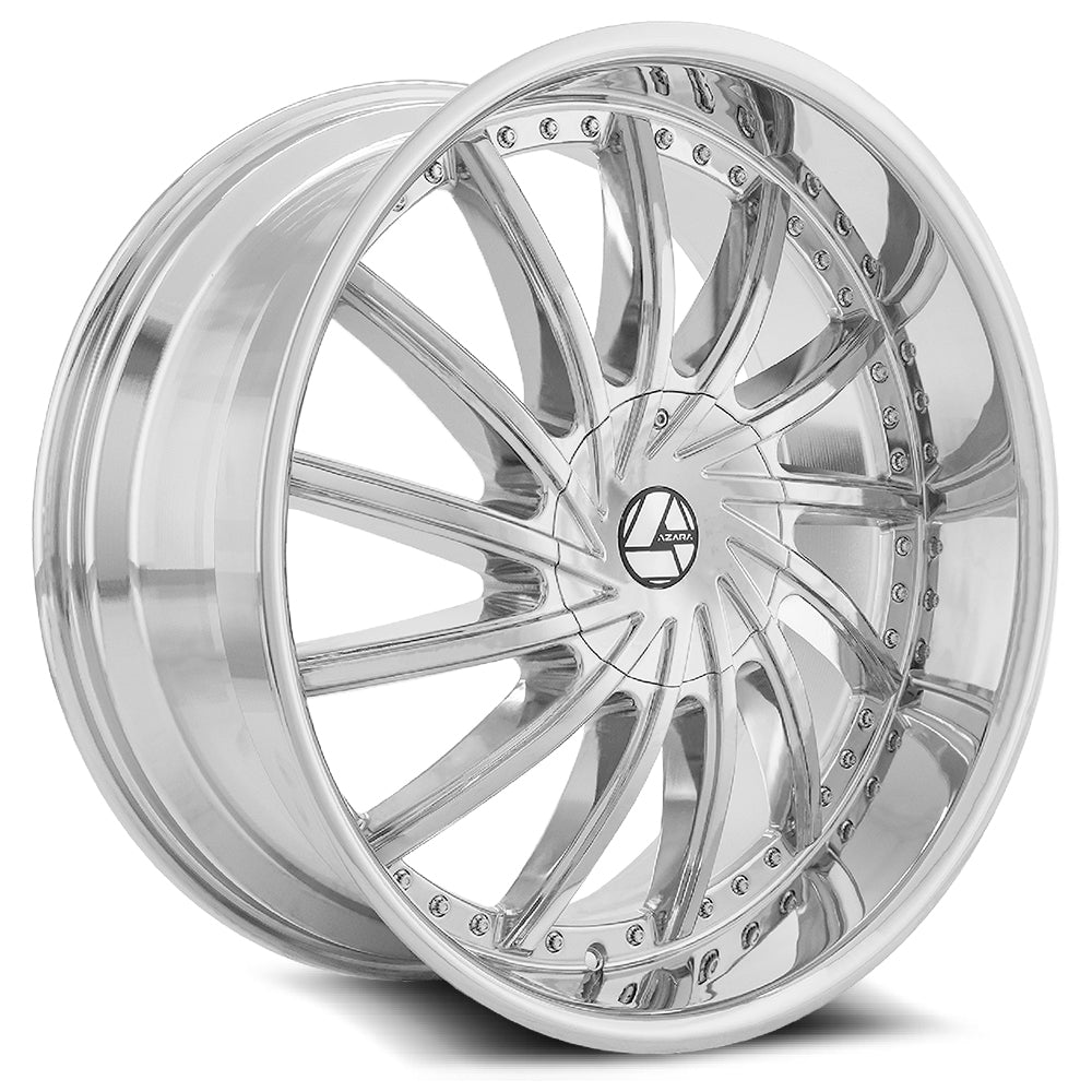 24x9 Azara AZA-517 Chrome Wheel 5x115/5x120 (35mm)