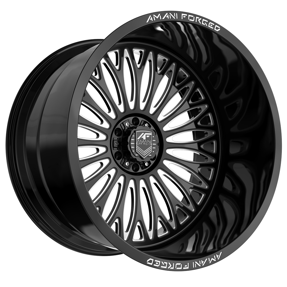 Amani NAPOLIANO 24x12 8x Pocketed Blank -44 Cb 125.2 Gloss Black & Milled