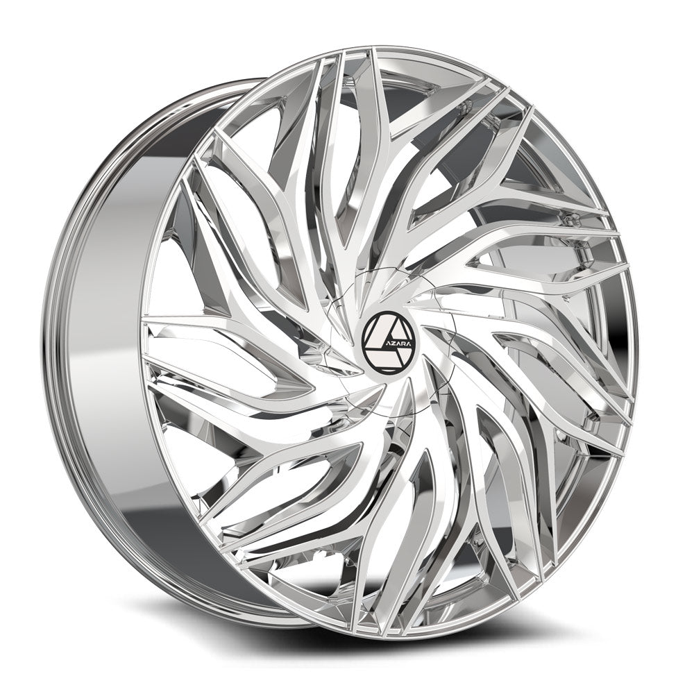 Azara AZA-537 26x9.5 5x 6x Blank +15 Cb 78.1 Nano Chrome